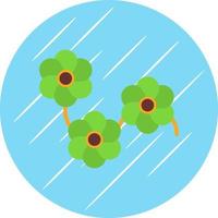 Blumen-Vektor-Icon-Design vektor