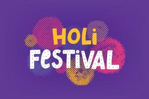 holi festival text Citat för grafik, affischer, banderoller, tecken, hälsning kort, klistermärken, etc. eps 10 vektor