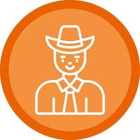 Cowboy-Vektor-Icon-Design vektor