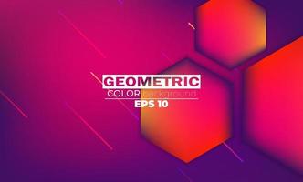 geometrischer Hintergrund mit Gradientenbewegung formt Zusammensetzung. anwendbar für Geschenkkarte, Poster an Wand Poster Vorlage, Landing Page, UI, UX, Cover Book, Banner, Social Media Post vektor