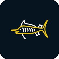 Svärdfisk vektor ikon design