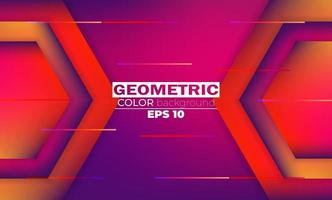 geometrischer Hintergrund mit Gradientenbewegung formt Zusammensetzung. anwendbar für Geschenkkarte, Poster an Wand Poster Vorlage, Landing Page, UI, UX, Cover Book, Banner, Social Media Post vektor