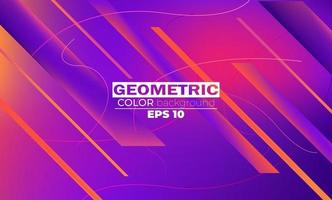 geometrischer Hintergrund mit Gradientenbewegung formt Zusammensetzung. anwendbar für Geschenkkarte, Poster an Wand Poster Vorlage, Landing Page, UI, UX, Cover Book, Banner, Social Media Post vektor