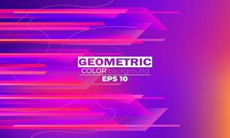 geometrischer Hintergrund mit Gradientenbewegung formt Zusammensetzung. anwendbar für Geschenkkarte, Poster an Wand Poster Vorlage, Landing Page, UI, UX, Cover Book, Banner, Social Media Post vektor