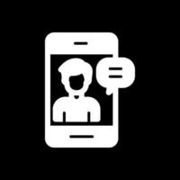 Smartphone-Meeting-Vektor-Icon-Design vektor