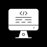 Monitor-Vektor-Icon-Design vektor