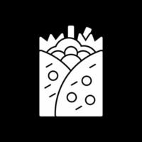 Burrito-Vektor-Icon-Design vektor