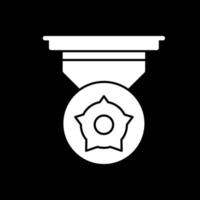 brons medalj vektor ikon design