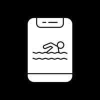 Schwimmen-Vektor-Icon-Design vektor