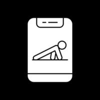 Push-up-Vektor-Icon-Design vektor