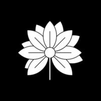 Lotusblumen-Vektor-Icon-Design vektor