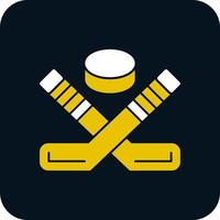 Eishockey-Vektor-Icon-Design vektor