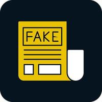 Fake-News-Vektor-Icon-Design vektor