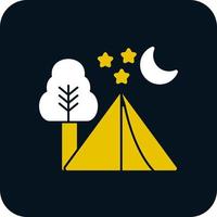 Camping-Vektor-Icon-Design vektor