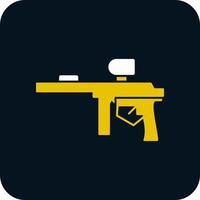 Paintball-Vektor-Icon-Design vektor