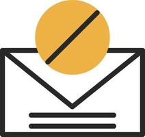 Spam-E-Mail-Vektor-Icon-Design vektor