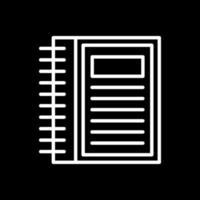 Notebook-Vektor-Icon-Design vektor