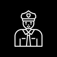 Polizist-Vektor-Icon-Design vektor