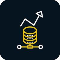 Datenanalyse-Vektor-Icon-Design vektor