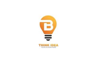 b Clever Logo Design Inspiration. Vektor Brief Vorlage Design zum Marke.