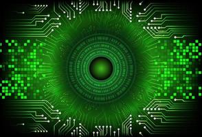 modern Cybersäkerhet öga på teknologi bakgrund vektor