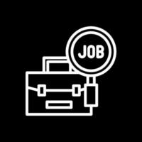 Jobsuche-Vektor-Icon-Design vektor