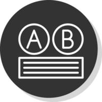 ab-Testvektor-Icon-Design vektor