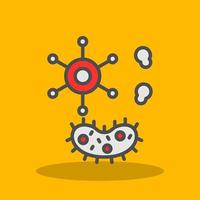 bakterie och virus vektor ikon design