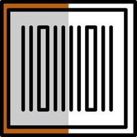 Barcode-Vektor-Icon-Design vektor