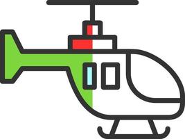 Hubschrauber-Vektor-Icon-Design vektor