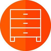 Aktenschrank-Vektor-Icon-Design vektor