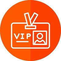 VIP-Pass-Vektor-Icon-Design vektor