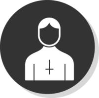 Pastor-Vektor-Icon-Design vektor