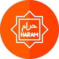 Haram-Vektor-Icon-Design vektor
