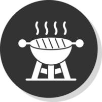 Grill-Vektor-Icon-Design vektor