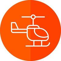 Hubschrauber-Vektor-Icon-Design vektor