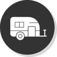 husvagn vektor ikon design