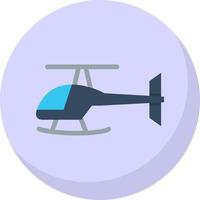 Hubschrauber-Vektor-Icon-Design vektor