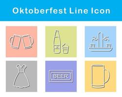 oktoberfest vektor ikon uppsättning