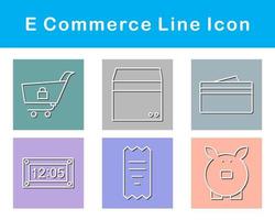 E-Commerce-Vektor-Icon-Set vektor