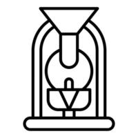 Kaffee Ofen Symbol Stil vektor