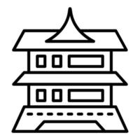 Matsumoto Schloss Symbol Stil vektor