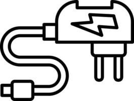 Ladegerät-Symbol-Stil vektor