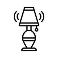 Clever Lampe Symbol Stil vektor
