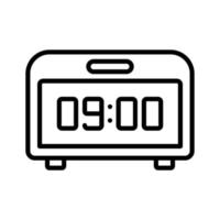 Digitaluhr-Icon-Stil vektor