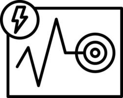 elektrisk sensor ikon stil vektor