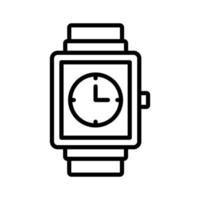 smartwatch ikon stil vektor