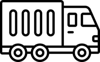 Container LKW Symbol Stil vektor