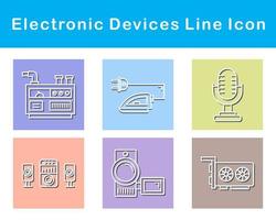 elektronisk enheter vektor ikon uppsättning