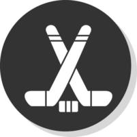 Eishockey-Vektor-Icon-Design vektor